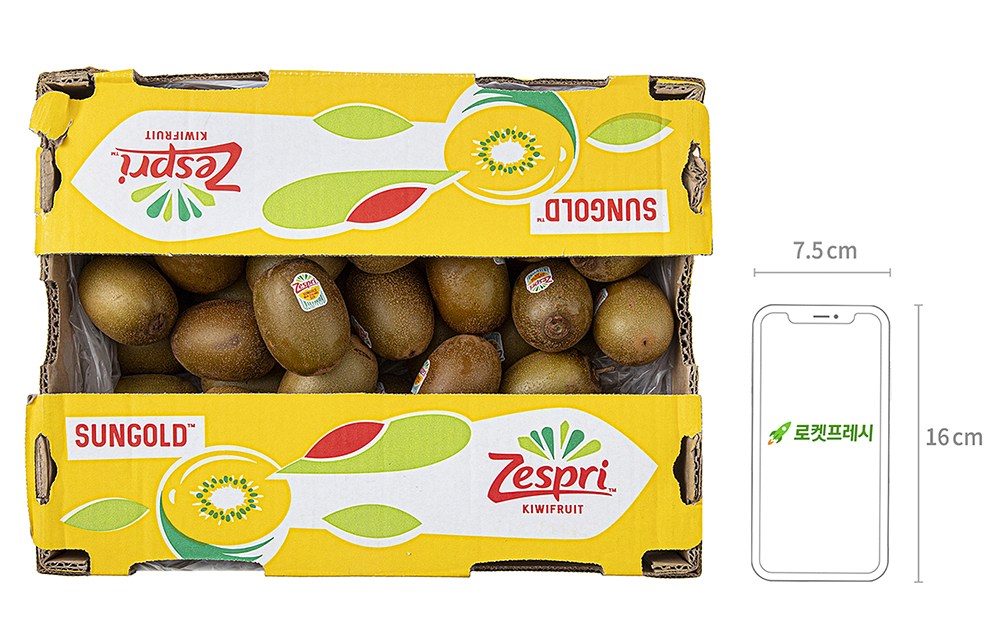 Jeseupeuri Gold Kiwi , 5.7 kg, 1 Pack (제스프리 골드키위, 5.7kg, 1개)