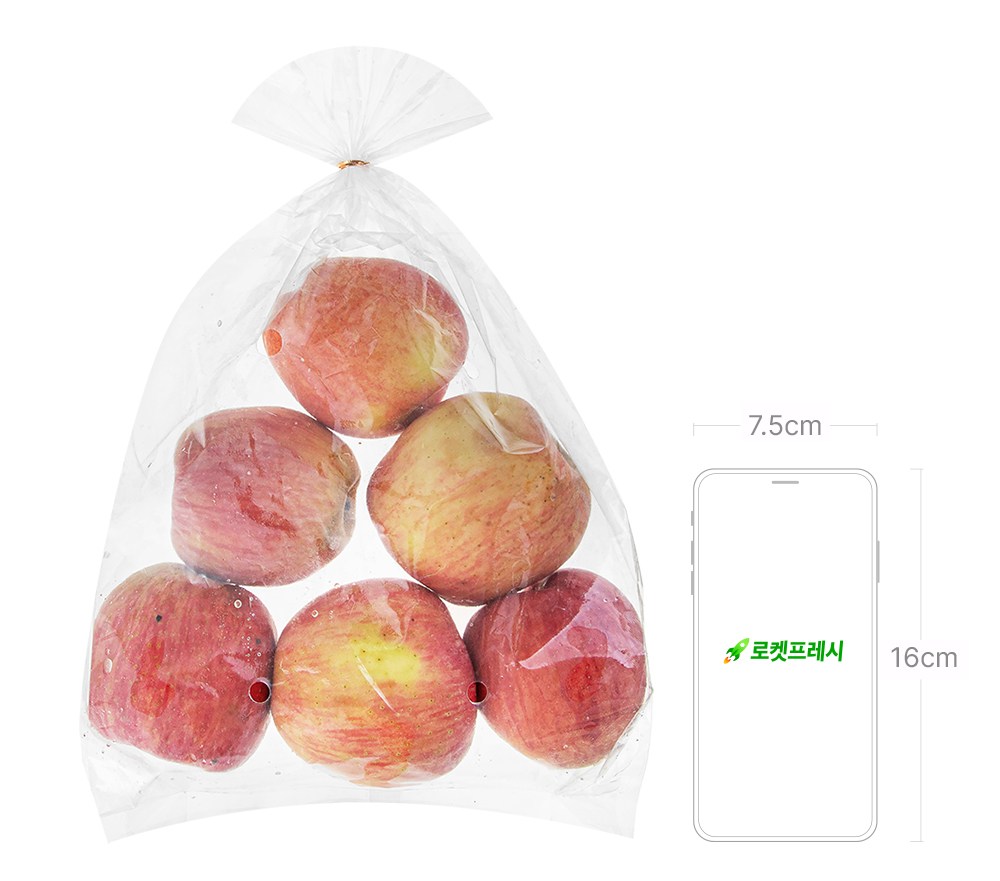 Dangchan Imperfect Apple , 1 Pack , 1.3 kg( Jung , 4~6 Pack ) (당찬 못난이 사과, 1개, 1.3kg(중과, 4~6입))