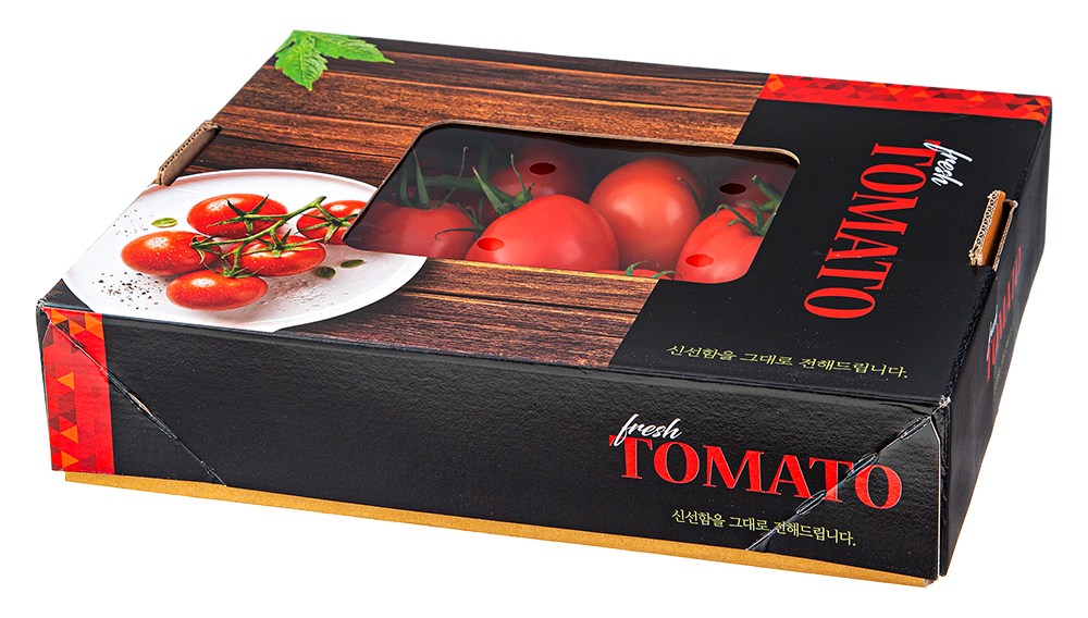 Gwangsiknong Sheets Julgijjae Suhwakhae Deo Fresh Tomato , 1 Pack , 3 kg (광식이농장 줄기째 수확해 더 신선한 토마토, 1개, 3kg)