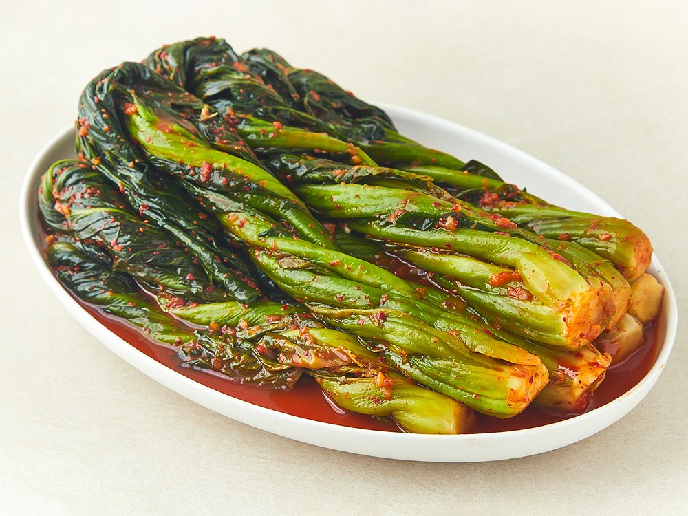 Ju King San Kimchi Yeosu Dolsan Mustard Greens Kimchi , 5 kg, 1 Pack (주왕산김치 여수 돌산 갓김치, 5kg, 1개)