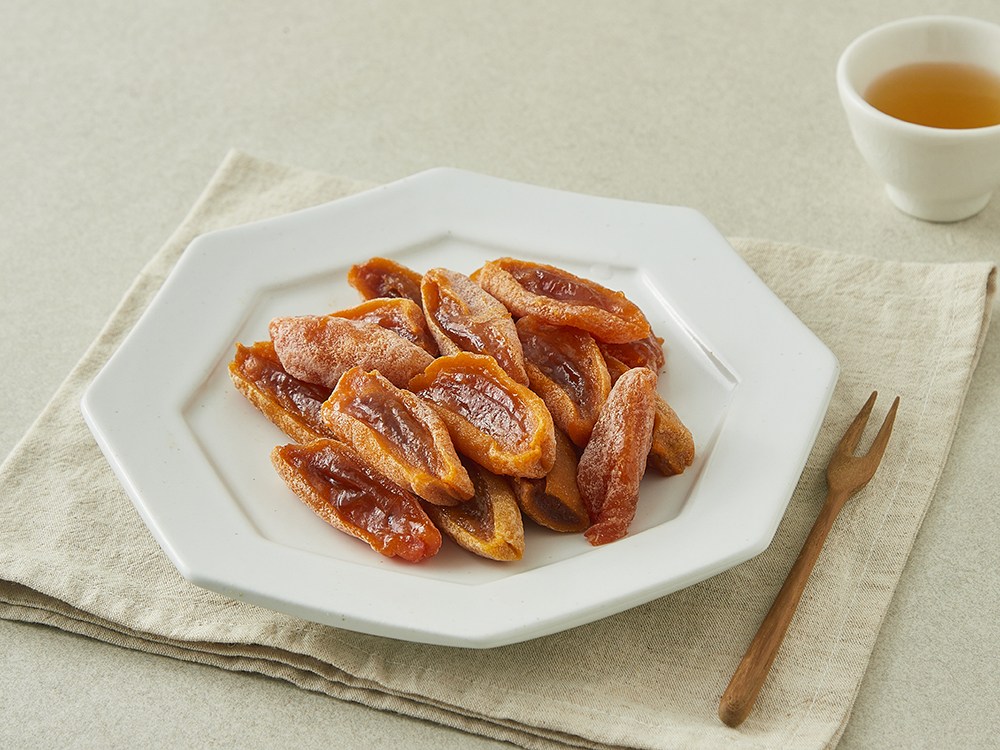 Jirijeokpyosi Injeung Persimmon Chil Flavor Pack Ssok Got Persimmon Tto Pack ( Frozen ), 1 Pack , 300 g (지리적표시 인증 감칠맛 한입 쏙 곶감또개 (냉동), 1개, 300g)