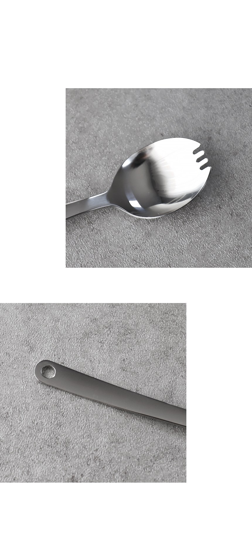 Beulrumethom Stainless Kaemping Gundae Seupun Fork 304, Danpum , 1 Pack (블룸엣홈 스텐 캠핑 군대 스푼포크 304, 단품, 1개)