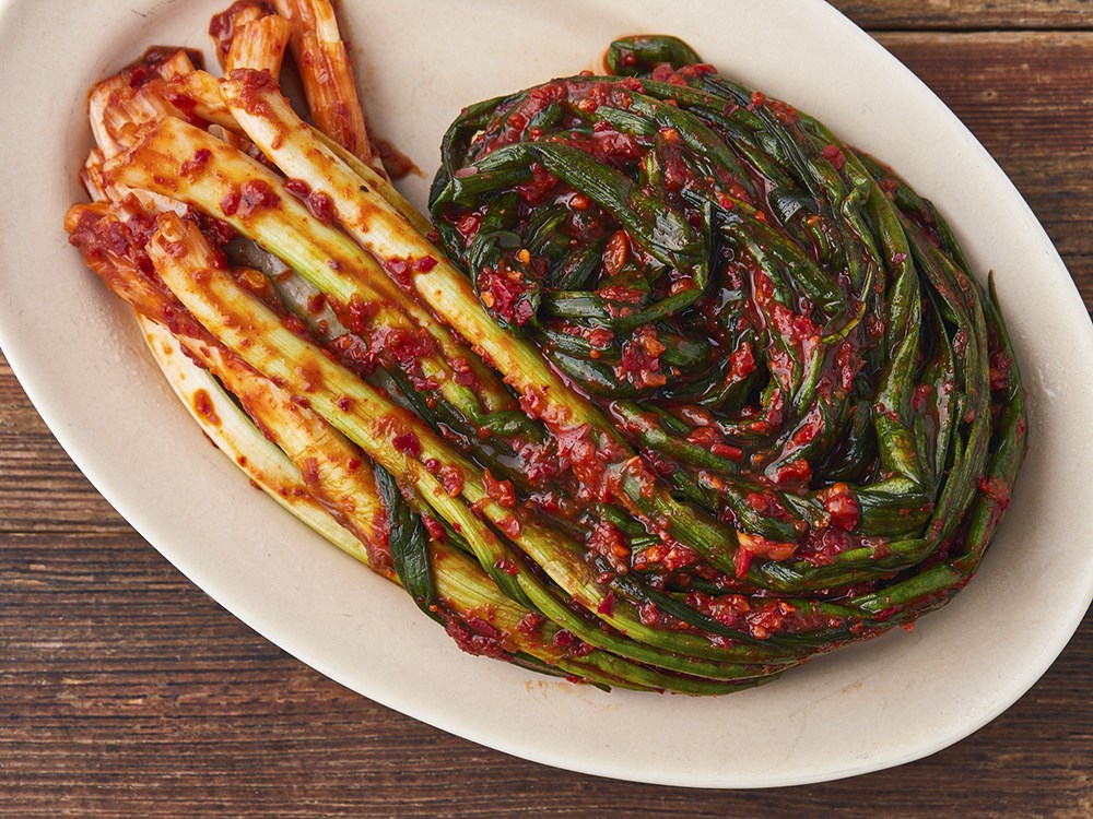 Kokjipeokok Kok Pa Kimchi , 1 kg, 1 Pack (콕집어콕 콕 파김치, 1kg, 1개)