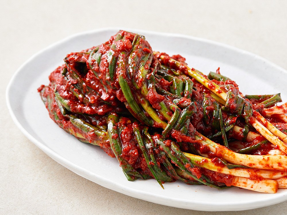 Hwangboma Scallion Kimchi , 5 kg, 1 Pack (황보마을 쪽파김치, 5kg, 1개)