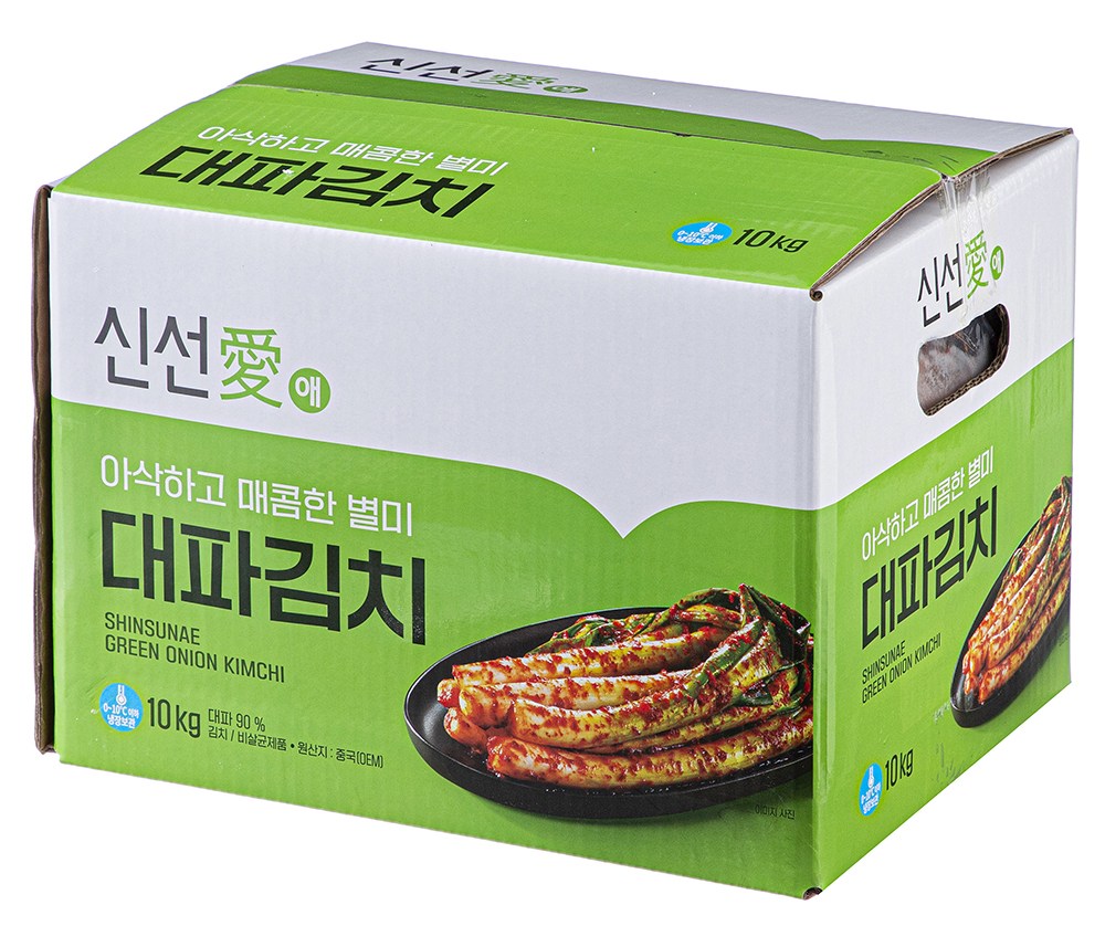 Inu Fresh Ae Green Onion Kimchi , 10 kg, 1 Box (인우 신선애 대파김치, 10kg, 1박스)