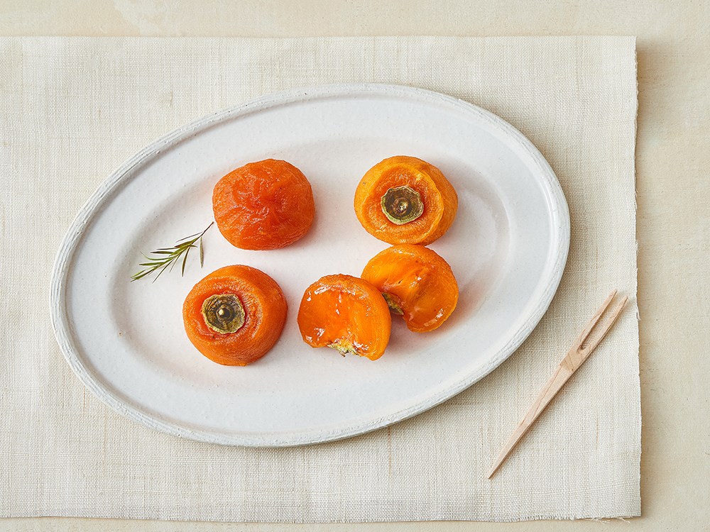 Persimmon Miin Sangju Bangeonsi 24 Pack + Syopingbaek ( Frozen ), 1 Pack , 1.2 kg (감미인 상주 반건시 24입 + 쇼핑백 (냉동), 1개, 1.2kg)