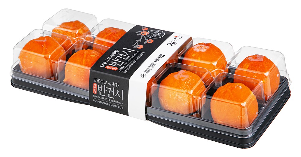 Persimmon Miin Sangju Bangeonsi 10 Pack ( Frozen ), 1 Pack , 500 g (감미인 상주 반건시 10입 (냉동), 1개, 500g)