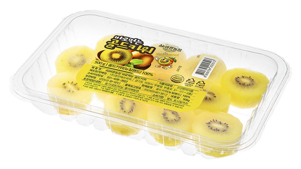 All Bareunnong Sheets Bameok Gold Kiwi , 1 Pack , 500 g (All바른농장 바로먹는 골드키위, 1개, 500g)