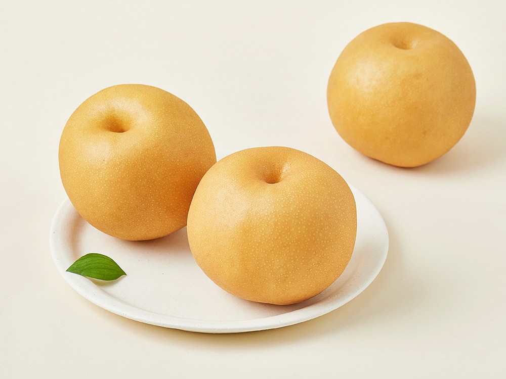 Hongseunghwan Nongbu Anseong Pear 3 Pack , 1.8 kg, 1 Pack (홍승환 농부의 안성 배 3입, 1.8kg, 1개)