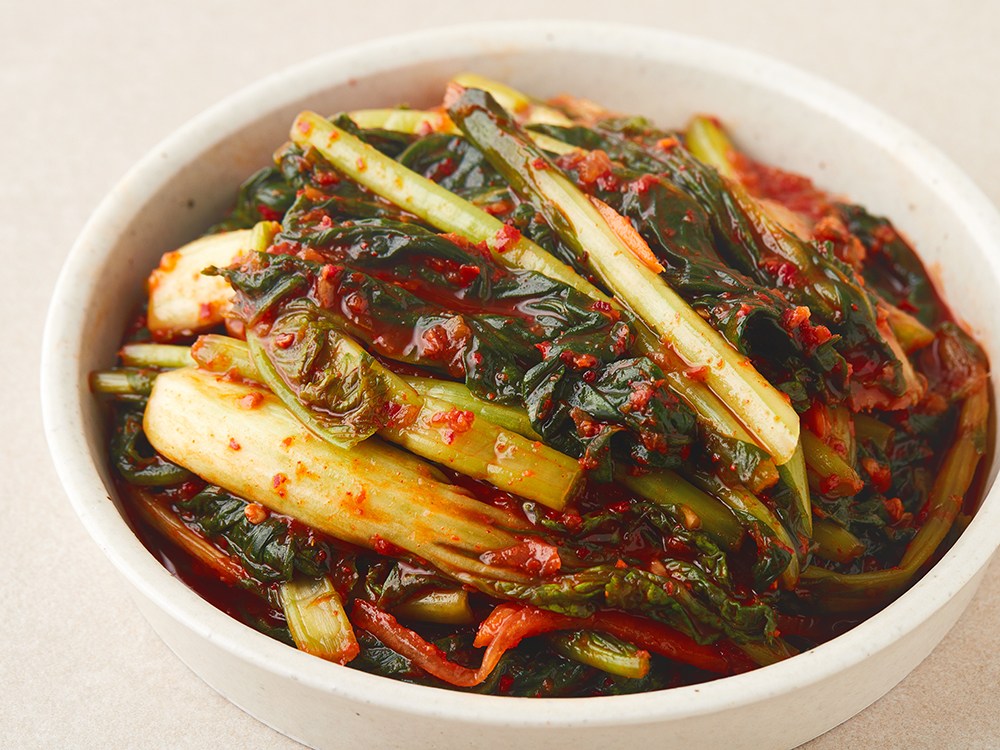 Haedam Village Eolgal Yeolmu Kimchi , 1 kg, 1 Pack (해담촌 얼갈이 열무김치, 1kg, 1개)