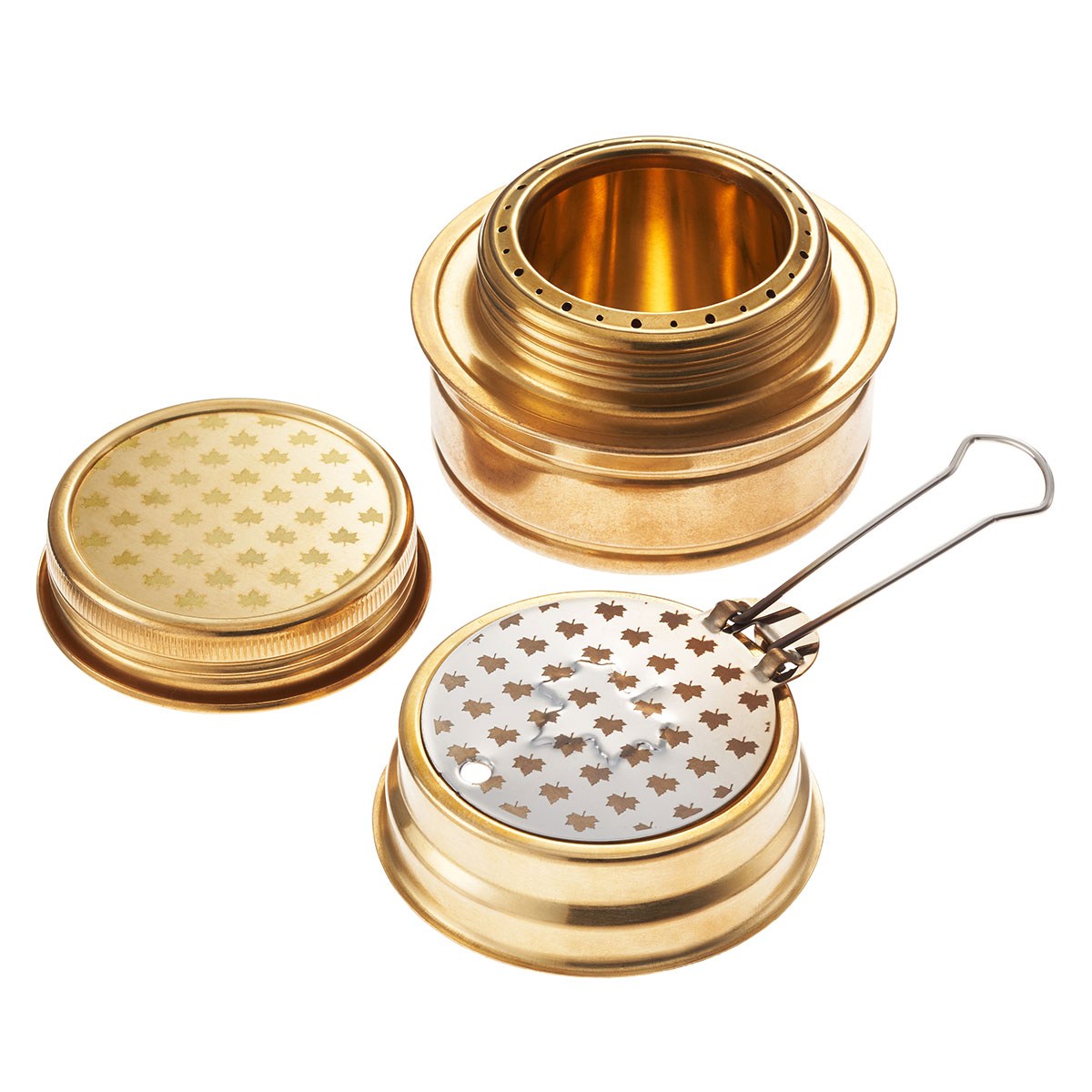 LOGOS 黃銅酒精爐110ml 容量, 1個, 黃銅- 露營廚房用品| 酷澎