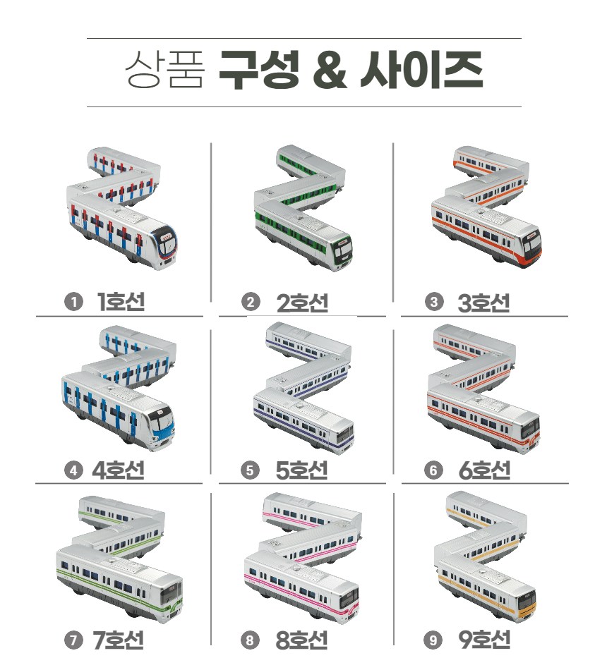 아이다토이 기차시리즈 C 지하철 장난감 - 기차/트랙 | 쿠팡