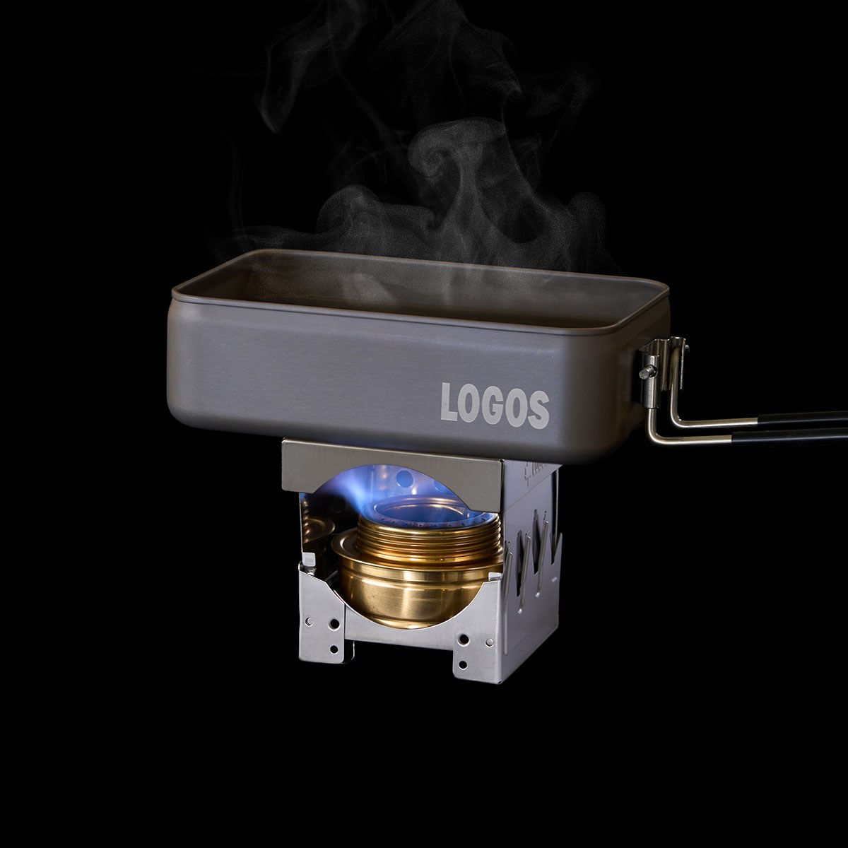 LOGOS 黃銅酒精爐110ml 容量, 1個, 黃銅- 露營廚房用品| 酷澎