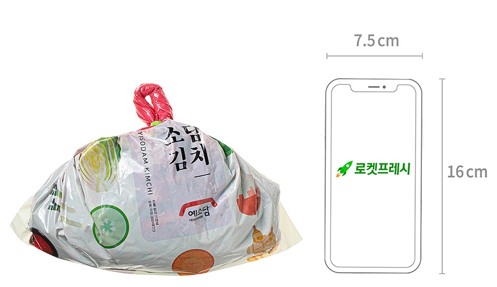 Yesodam Spicy Silbi Pa Kimchi , 500 g, 1 Pack (예소담 매운 실비 파김치, 500g, 1개)