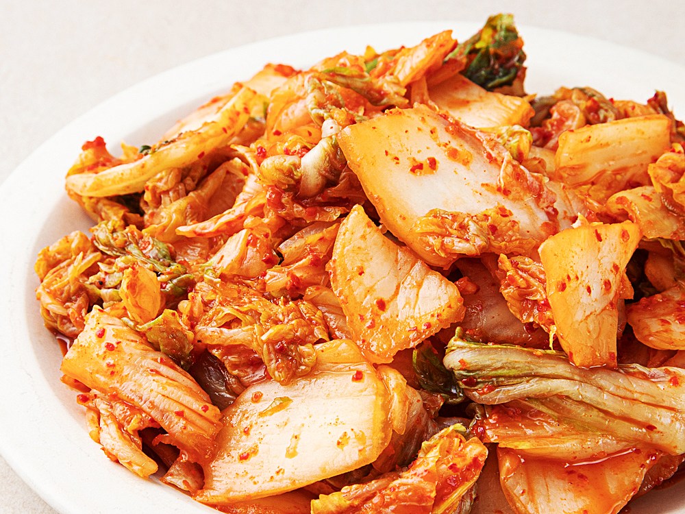 Seonnongwon Bon Sseoleun Pear Chu Kimchi , 1.2 kg, 1 Pack (선농원 본 썰은 배추김치, 1.2kg, 1개)