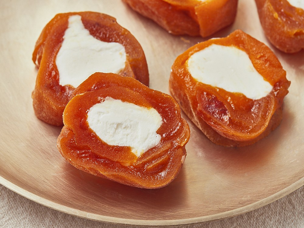 All Bareunnong Sheets Rikota Cheese Got Persimmon Mal ( Frozen ), 1 Pack , 200 g (All바른농장 리코타치즈 곶감말이 (냉동), 1개, 200g)