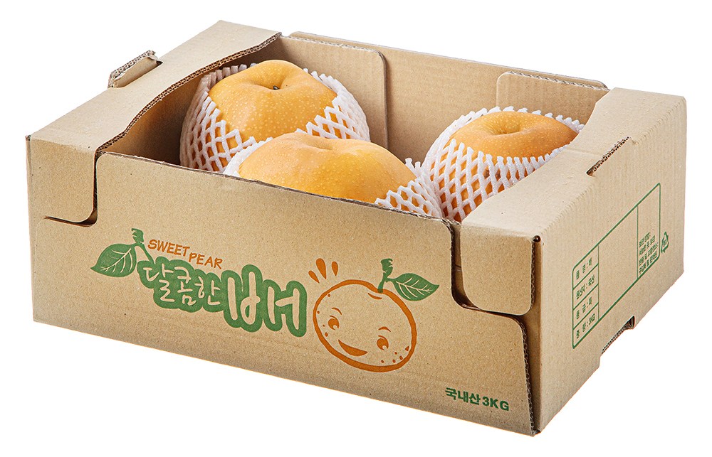 Wonnongsan Dae King Pear 3 Pack Pack , 1 Pack , 3 kg (원농산 대왕배 3개입, 1개, 3kg)
