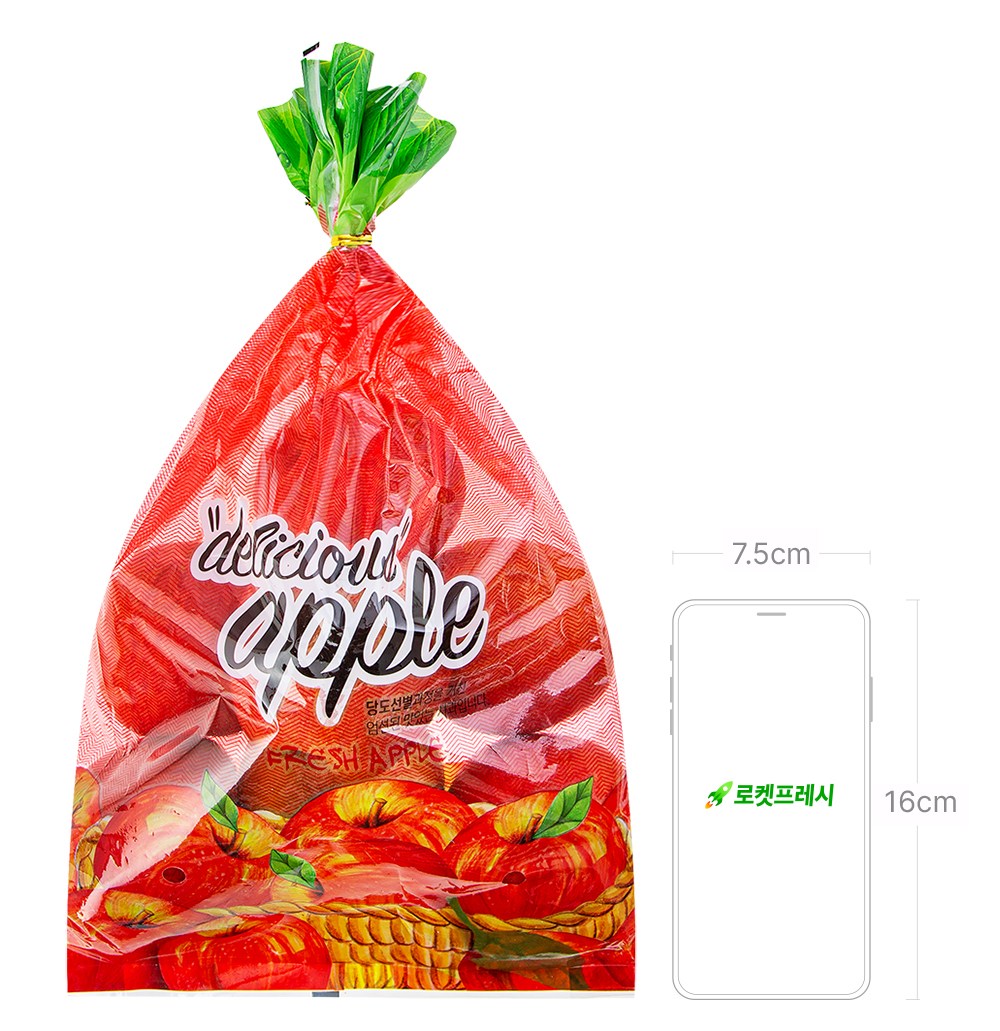 Mungyeong Nonghyup Sweetness Seonbyeol Crunchy Apple So 6~8 Pack , 1 Pack , 1.3 kg (문경농협 당도선별 아삭사과 소과 6~8입, 1개, 1.3kg)