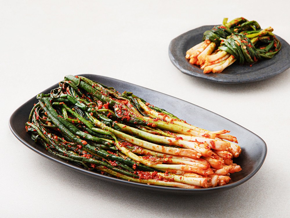 Olban Alssahage Tasty Pa Kimchi , 1 kg, 1 Pack (올반 알싸하게 맛있는 파김치, 1kg, 1개)