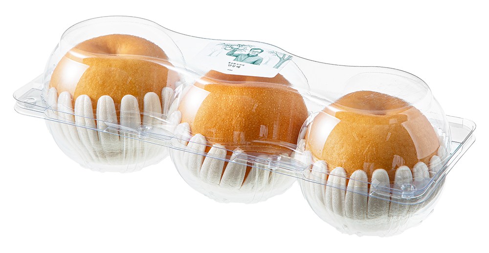 Hongseunghwan Nongbu Anseong Pear 3 Pack , 1.8 kg, 1 Pack (홍승환 농부의 안성 배 3입, 1.8kg, 1개)