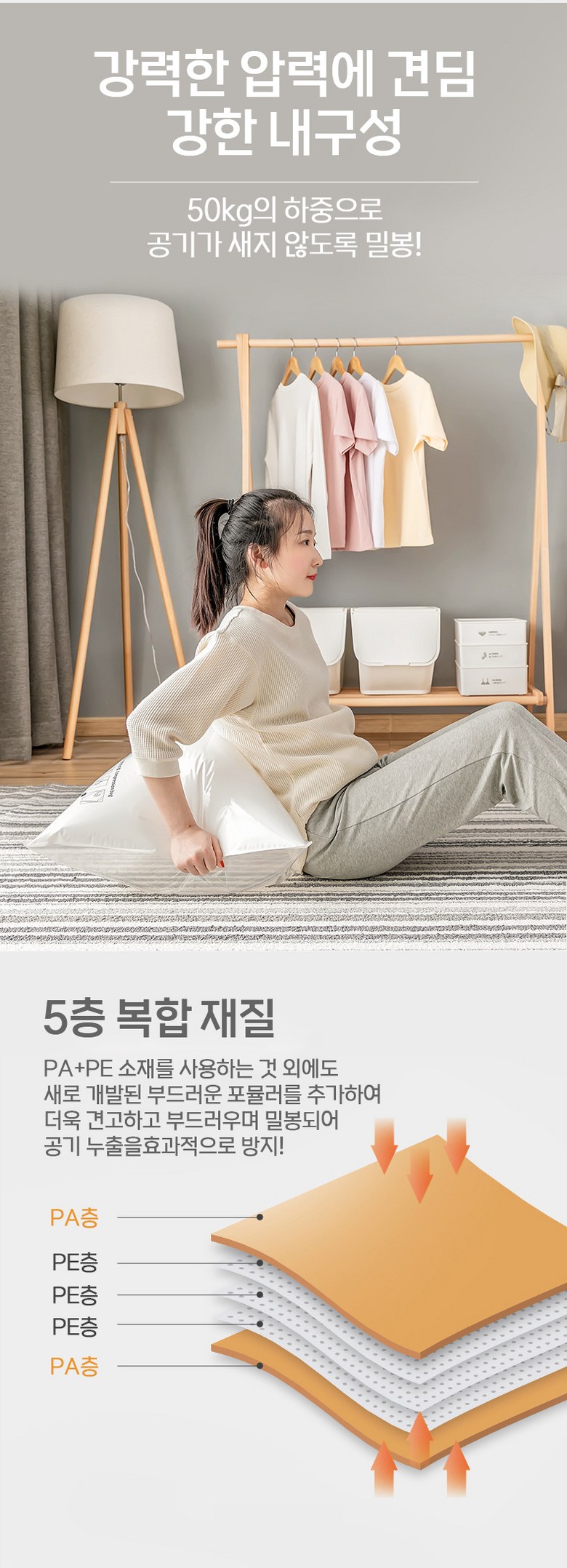 Tarihomseu Daehyeong Ryu Bul Jingong Apchuk Pack 4 P + Jeonyongpeompeu , 1 Pack , 4 Pack Pack (타리홈스 대형 의류 이불 진공 압축팩 4P + 전용펌프, 1개, 4개입)