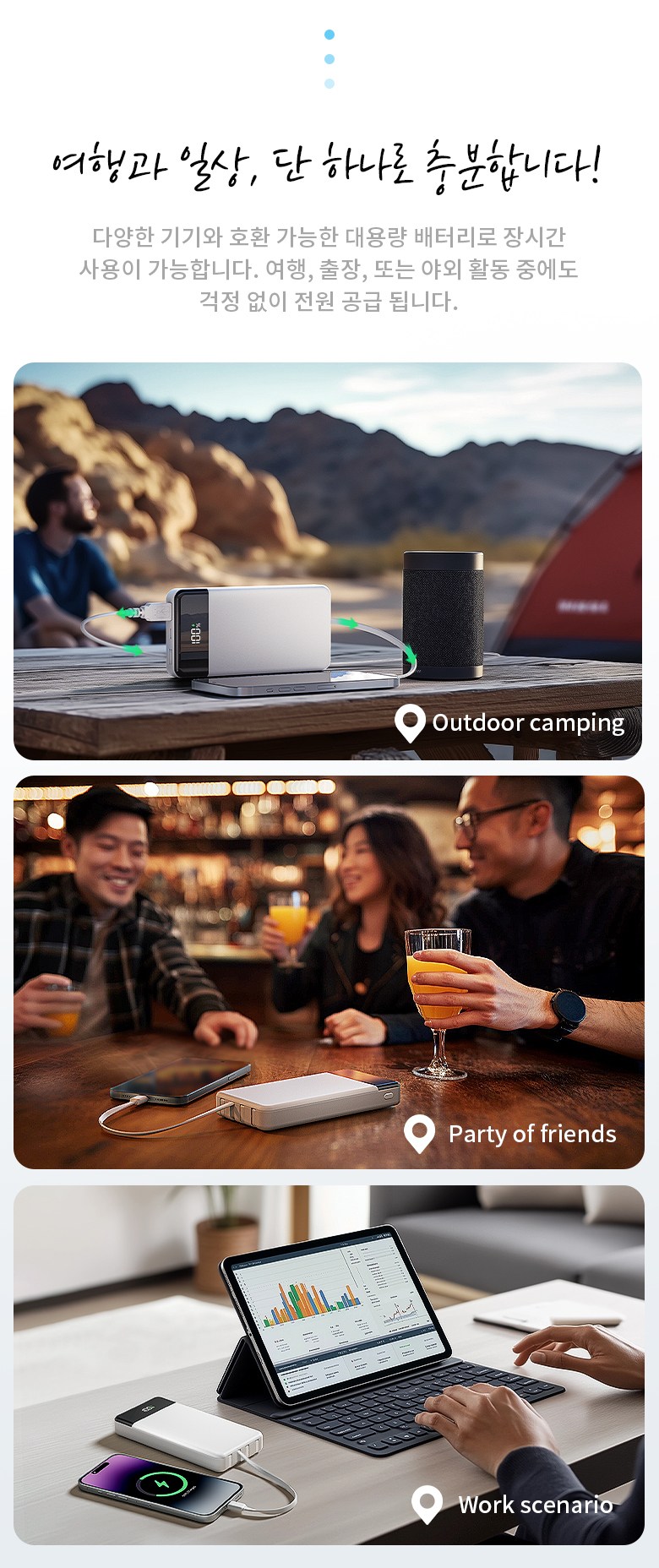 UOOFON Chehyeong Bojo Pear Teori Gosok Charging 30000 mAh Large Size PD 22.5 W QC 3.0 Janryangpyosi + 4 Pack Cable Multi Danja , Black , N 6 (UOOFON 일체형 보조배터리 고속충전 30000mAh 대용량 PD 22.5W QC3.0 잔량표시+ 4개 케이블 멀티단자, 블랙, N6)