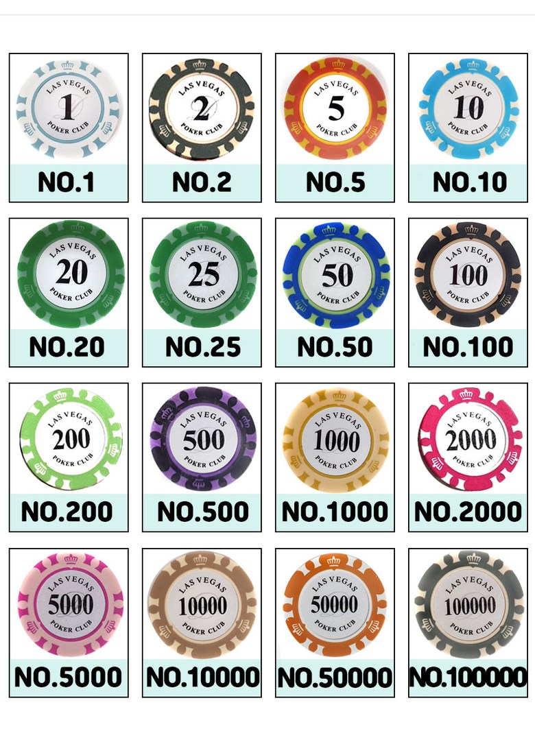 영라이즌 국제규격 숫자 칩 데칼크레이 포커칩 100P칩+케이스 세트 - 게임칩 | 쿠팡