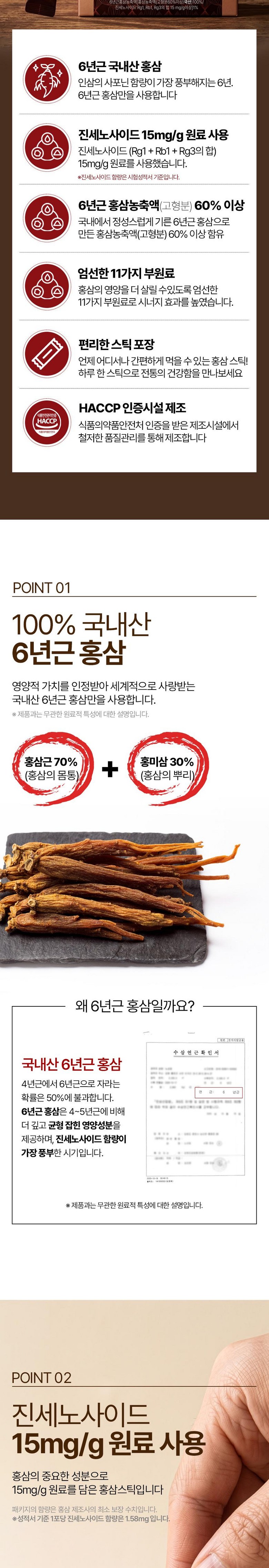 1+1 Red Ginseng Extract 6 Geun Haru Packets 100 Hoebun Large Size + Syopingbaek , 2 Pack , 1 L (1+1 홍삼정 6년근 하루한포 100회분 대용량+쇼핑백, 2개, 1L)