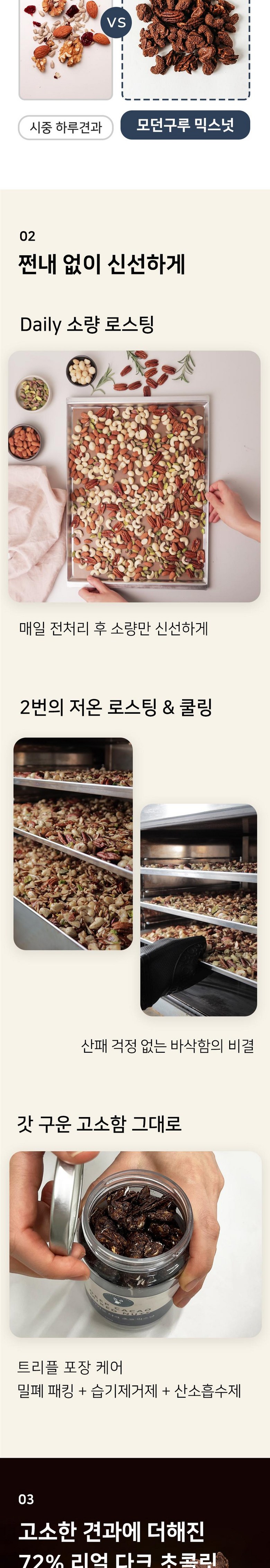 Modeonguru Deep Kakao Dakeu Choko Mikseuneot , 1 Pack , 250 g (모던구루 딥 카카오 다크 초코 믹스넛, 1개, 250g)