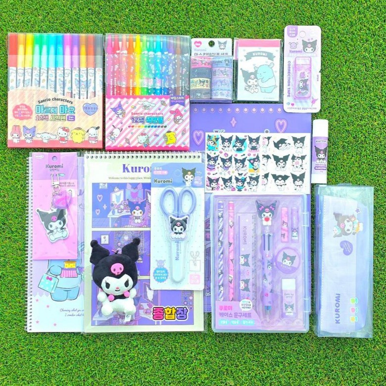 Sanrio Pungseongmungu Set Keuriseumaseu Kids Yuchiwon Chodeunghaksaeng Dancheseonmul Set (산리오 풍성문구세트 크리스마스 어린이 유치원 초등학생 단체선물세트)