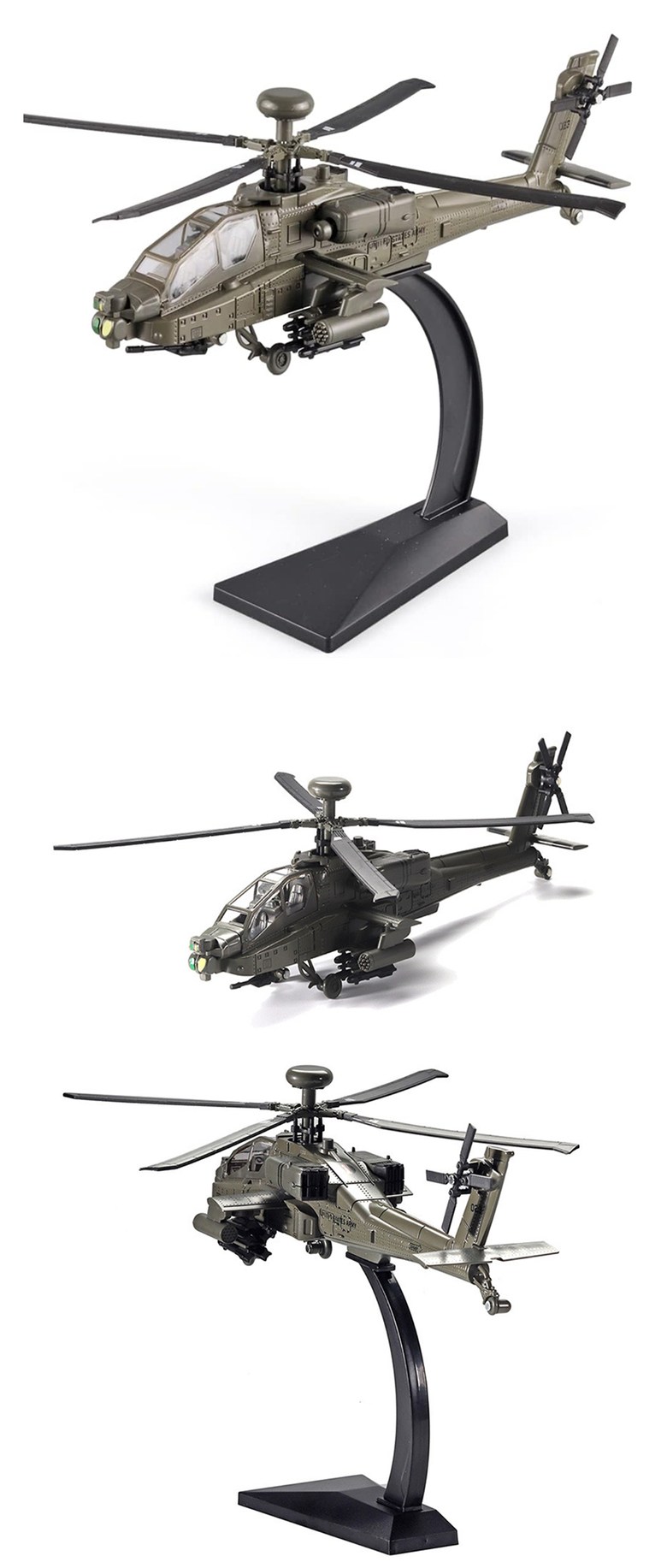 아파치 롱보우 헬기 1:64 스케일 / 다이캐스트 알루미늄 합금 Apache Longbow Diecast - 헬리콥터 | 쿠팡, image size:780x1833