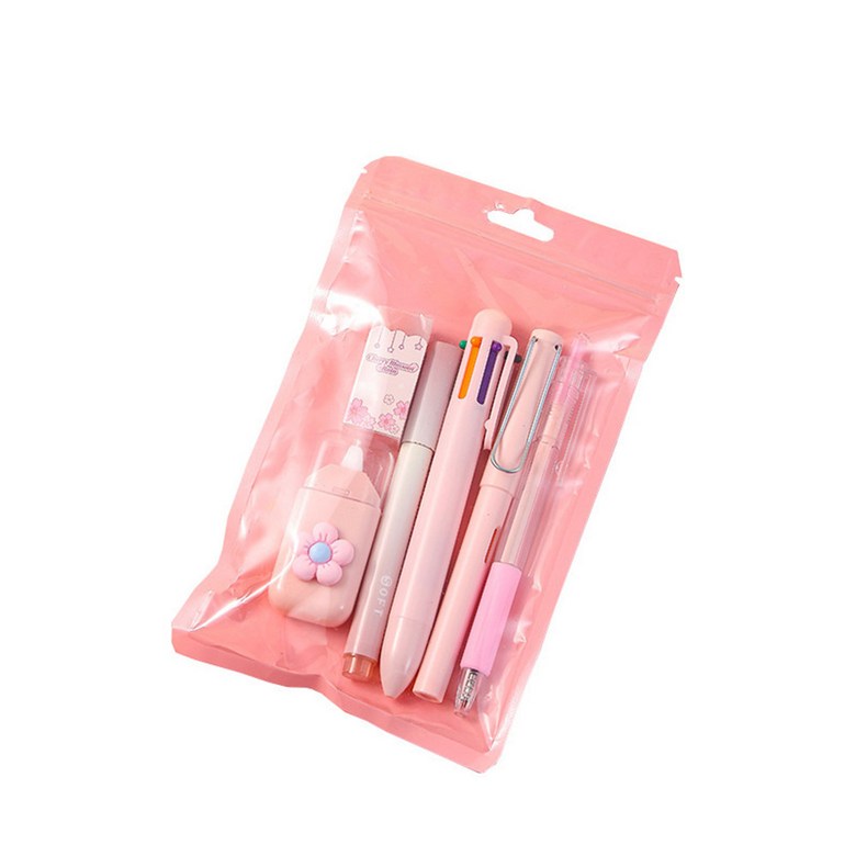 Hongeonmokyo Gwiyeoun Mungu Set Sinhakgi Joleop Danche Seonmul Hakyongpum Samuyongpum 6 Types Seonmul Set (홍언목요 귀여운 문구세트 신학기 졸업 단체 선물 학용품 사무용품 6종 선물세트)