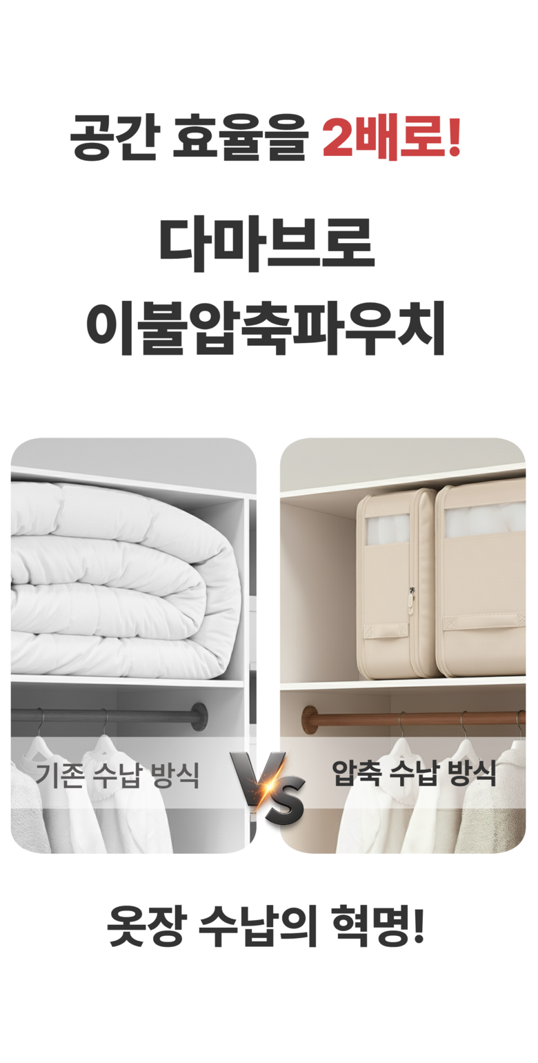Damabeu Bul Jeongriham Apchuk Pouch , 2 Pack , Beji (다마브로 이불 정리함 압축 파우치, 2개, 베이지)