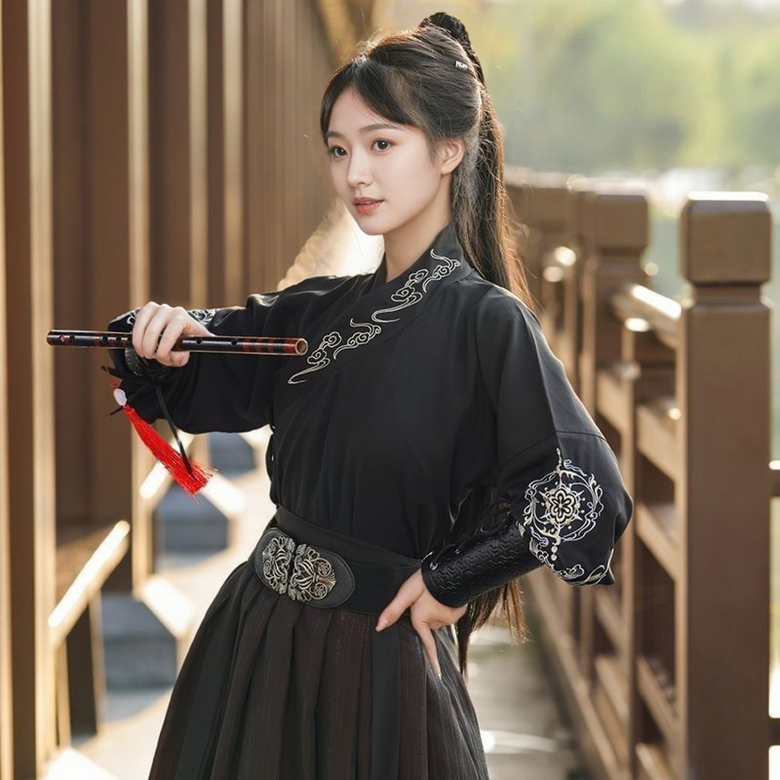 Namyeogongyong Musabok Sageuk Koseutyum Howi Musa Ot Hyeopgaek Geomgaek Koseupeure Joleopsajin (남여공용 무사복 사극 코스튬 호위 무사 옷 협객 검객 코스프레 졸업사진)