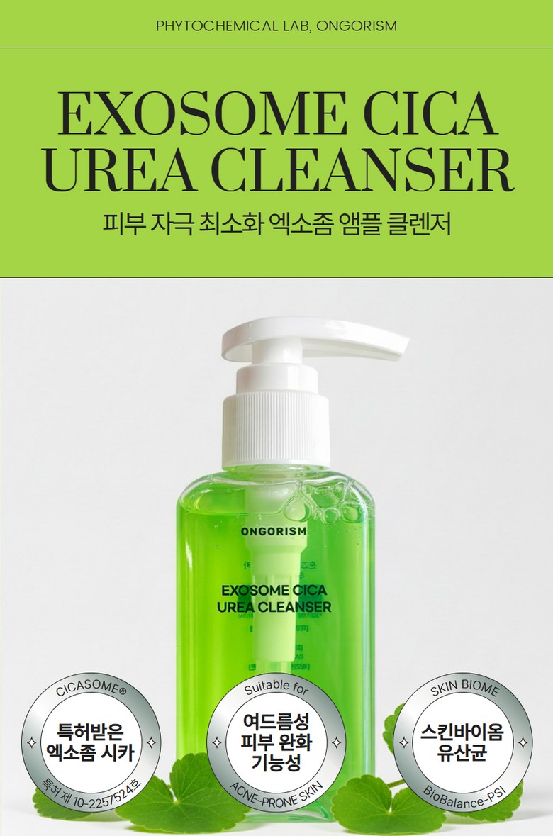 Eksojom Sika Moisture Gel Cleanser Yaksanseong Morning Acne Foam Cleansing , 1 Pack , 100 ml (엑소좀 시카 수분 젤 클렌저 약산성 아침 여드름 폼 클렌징, 1개, 100ml)
