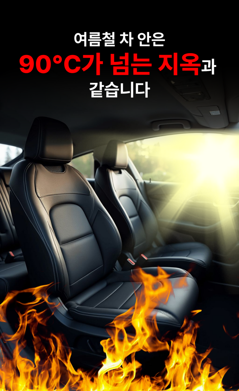 Demono Titanyum Koting Charyang Apyuri Haetbitri Pack , 1 Pack , Titanyum Black (데이모노 티타늄 코팅 차량 앞유리 햇빛가리개, 1개, 티타늄 블랙)