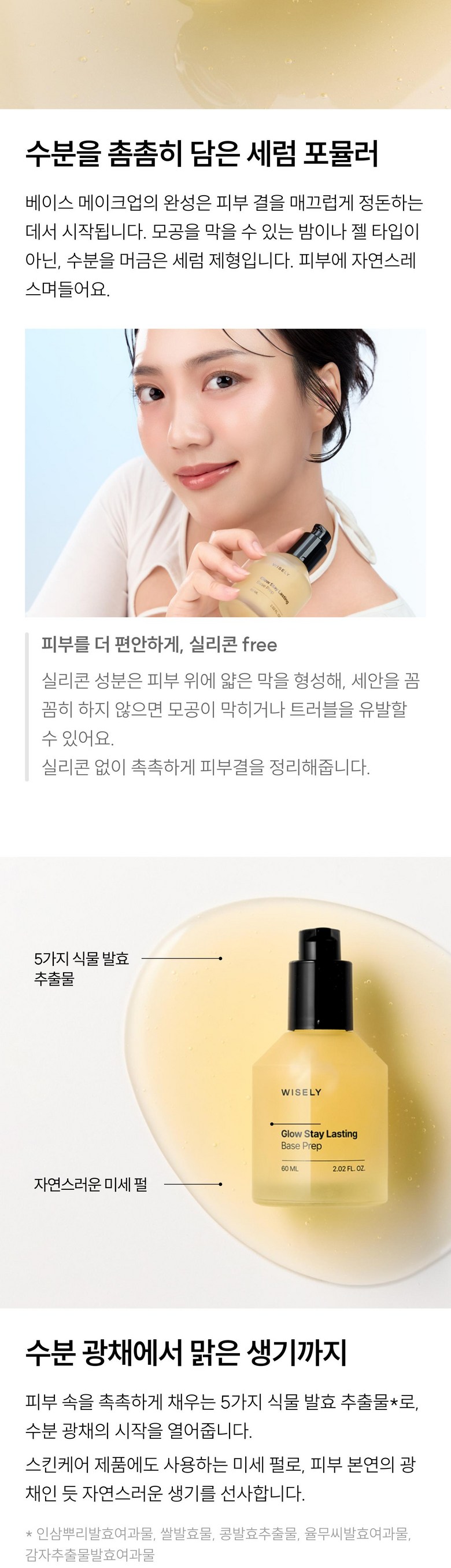 Jeulri Orae Mekeueop Glow Base Peurep 60 ml, 1 Pack (와이즐리 오래가는 메이크업 글로우 베이스 프렙 60ml, 1개)