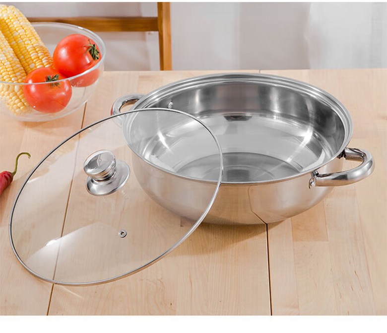 Stainless Indeoksyeon Beomyong Jjimgi Syabeusyabeu , 2 Pack , 27.5 cm (스텐 인덕션 범용 찜기 샤브샤브, 2개, 27.5cm)