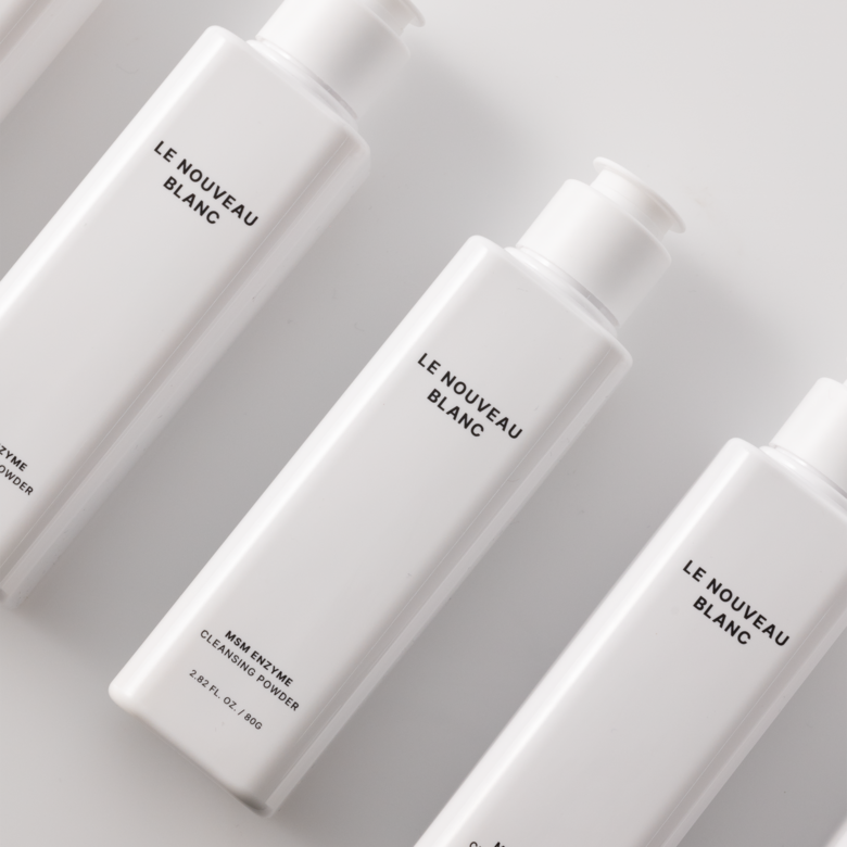 Reunubobeulrang MSM Enjaim Cleansing Powder Wash Yaksanseong Hyoso Set Anje , 1 Pack , 80 g (르누보블랑 MSM 엔자임 클렌징 파우더워시 약산성 효소 세안제, 1개, 80g)