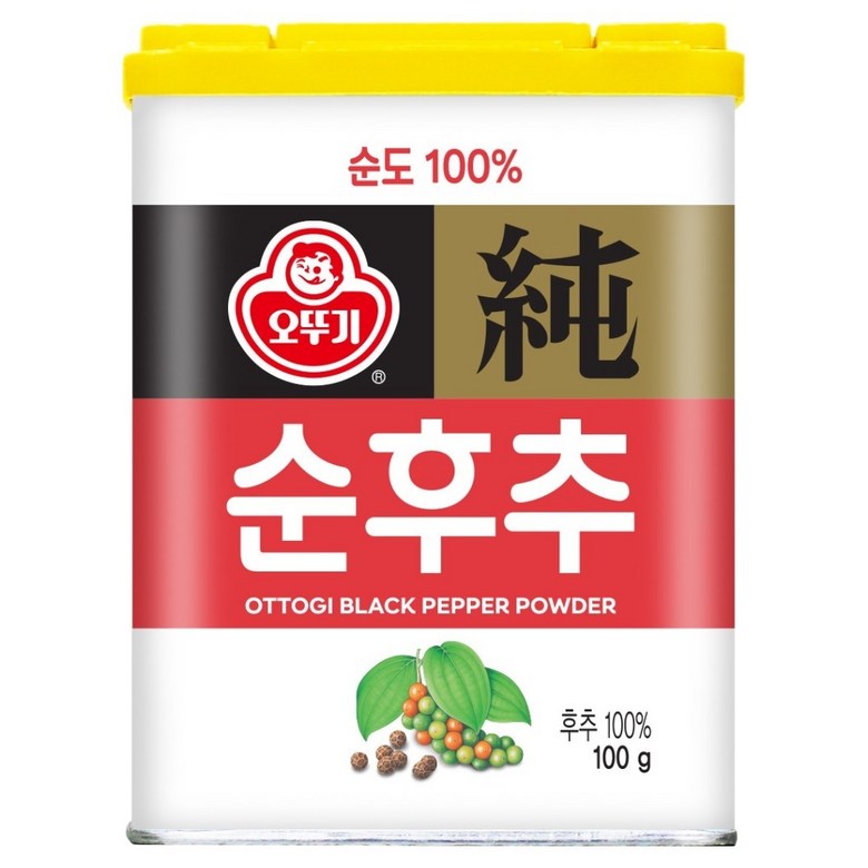 Ottogi Sun Whoo Chu , 100 g, 1 Pack (오뚜기 순후추, 100g, 1개)
