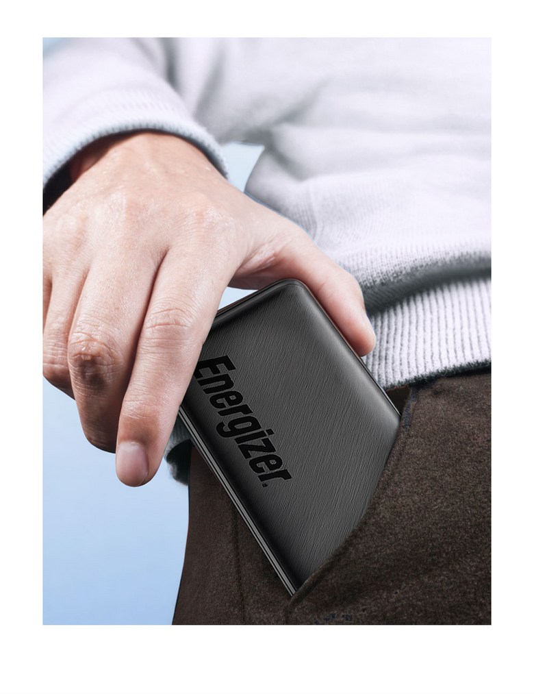 Neojajeo Gosok Charging Seulrim Bojo Pear Teori 10000 mAh PD 20 W QC 22.5 W 3 Packets Teu LED Janryangpyosi Chogyeongryang 215 g, Black , UE 10055 PQ (에너자이저 고속충전 슬림 보조배터리 10000mAh PD 20W QC 22.5W 3포트 LED잔량표시 초경량 215g, 블랙, UE10055PQ)