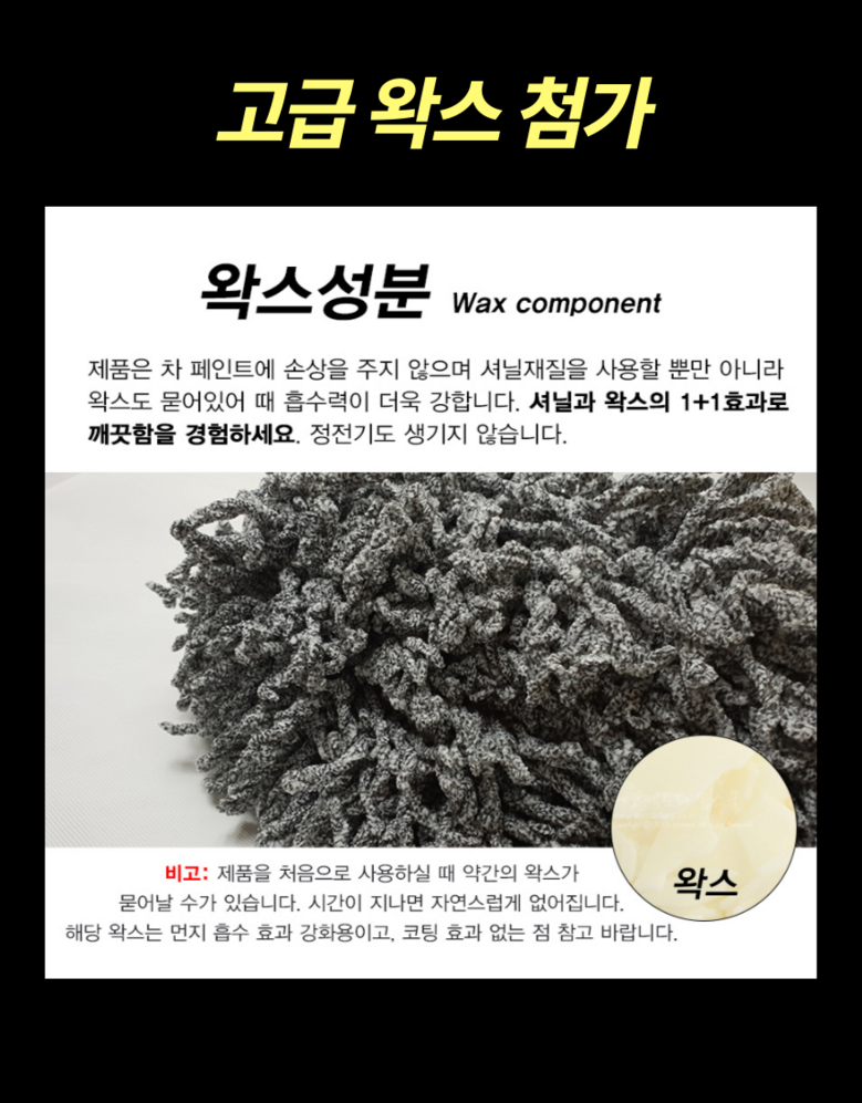 Kaerolring Charyang Meonjiteol Pack Oebuyong Premium Gireumgeolre , 1 Pack (캐롤링 차량 먼지털이개 외부용 고급 기름걸레, 1개)