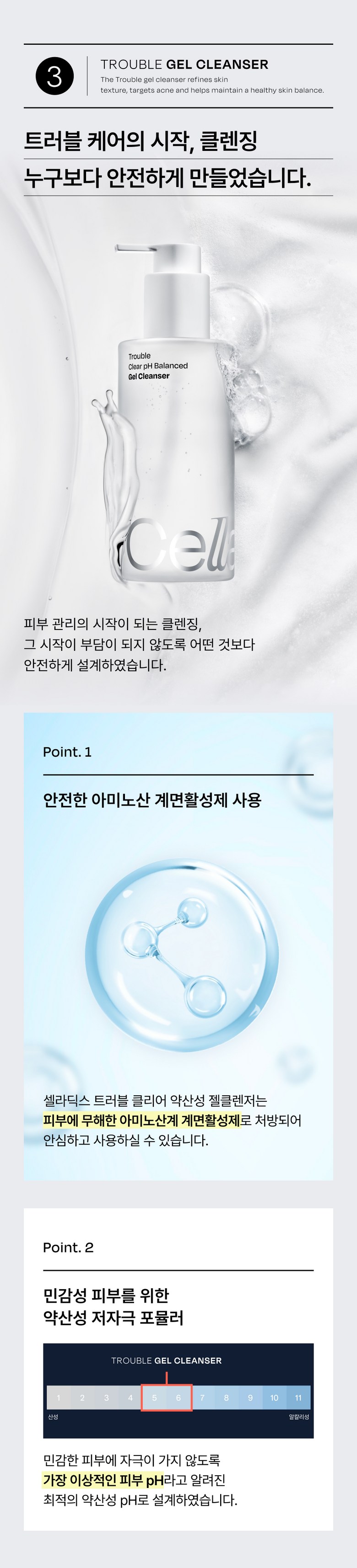 Selradikseu Trouble Clear Yaksanseong Gel Cleanser Acne Cleansing Akeuseugyun Scent Gyun , 1 Pack , 200 ml (셀라딕스 트러블 클리어 약산성 젤클렌저 여드름 클렌징 아크네스균 향균, 1개, 200ml)