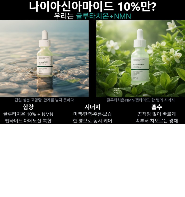 Geulrutachion 10% Gohamryang Ampoule Eolgulhayaeji Ampoule Bonteukheo Dakteojyu Nikotinamadeu (NMN) Ampoule Gimi Mit Japtihyoneung Ampoule , 1 Pack , 30 ml (글루타치온10% 고함량 앰플 얼굴하얘지는앰플 일본특허 닥터쥬이 니코틴아마이드 (NMN)앰플 기미 및 잡티효능 앰플, 1개, 30ml)