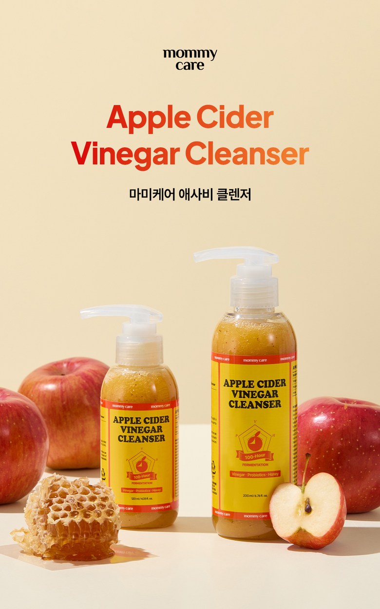 Mami Care 100 Sigan Sukseong Aesabi Cleanser Apple Toning Gwangchae Probiotics Pack Hangsanhwa Set An , 1 Pack , 190 ml (마미케어 100시간 숙성 애사비 클렌저 사과 토닝 광채 유산균 팩 항산화 세안, 1개, 190ml)