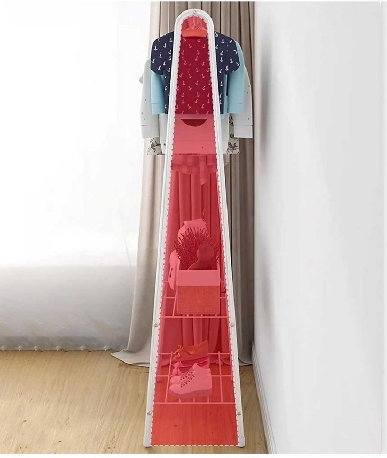 Soft Etji Teunteun Teumsae Mini Haenggeo , Black (소프트엣지 튼튼한 틈새 미니행거, 블랙)