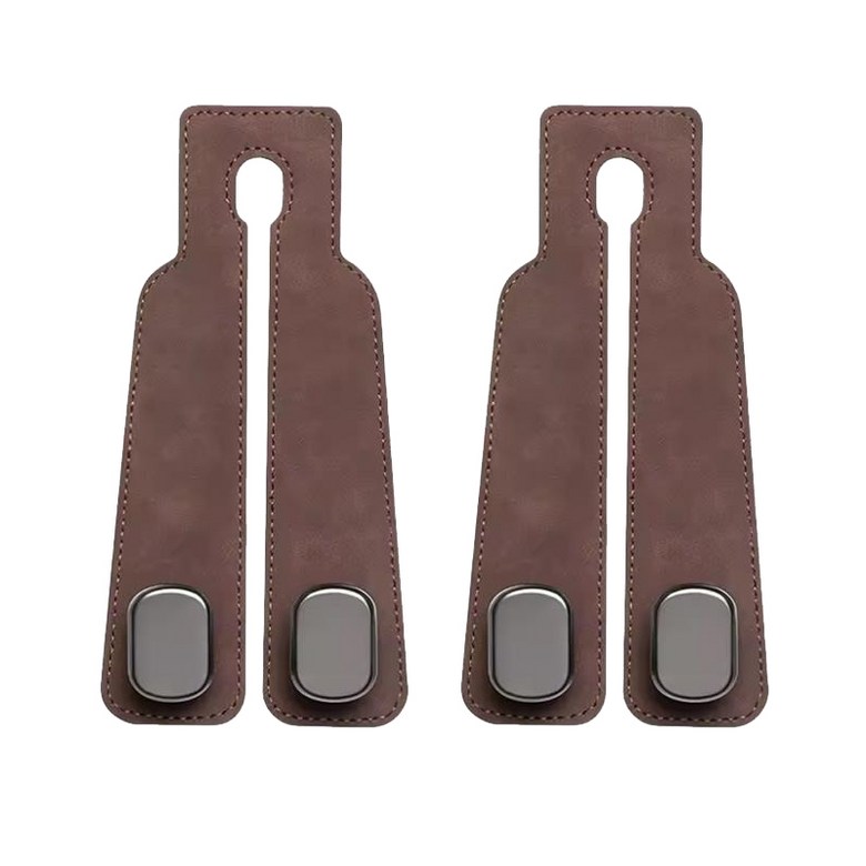 SEAMETAL Dyueol Whoo Keu Jadongcha Whoo Keugeol Hedeureseuteu Gori Geolswae Injo Seuwedeu + Metalsojae , Black , 2 Pack (SEAMETAL 듀얼후크 자동차 후크걸이 헤드레스트 고리 걸쇄 인조 스웨이드+메탈소재, 블랙, 2개)