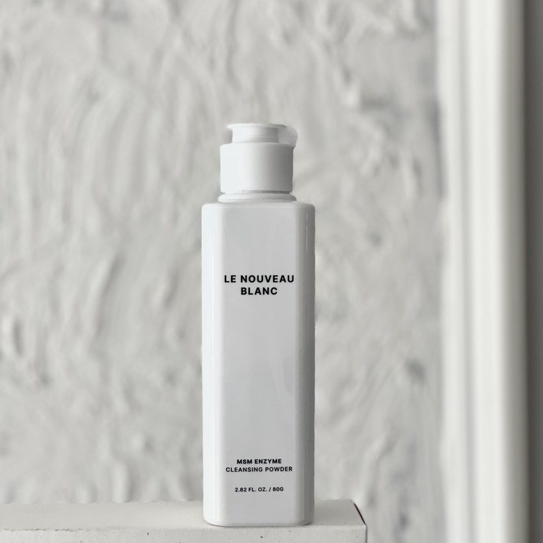 Reunubobeulrang MSM Enjaim Cleansing Powder Wash Yaksanseong Hyoso Set Anje , 1 Pack , 80 g (르누보블랑 MSM 엔자임 클렌징 파우더워시 약산성 효소 세안제, 1개, 80g)
