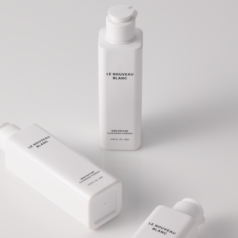 Reunubobeulrang MSM Enjaim Cleansing Powder Wash Yaksanseong Hyoso Set Anje , 1 Pack , 80 g (르누보블랑 MSM 엔자임 클렌징 파우더워시 약산성 효소 세안제, 1개, 80g)