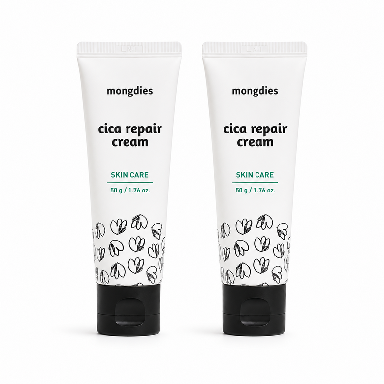 Low Irritation Soothing Mongdiseu Sika Repair Chimdok Cream , 2 Pack , 50 ml ([저자극 진정] 몽디에스 시카 리페어 침독 크림, 2개, 50ml)